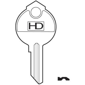 XH754 - SILCA DB25R DOBLINA CYLINDER KEY BLANK