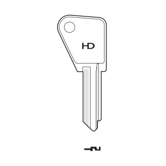XH809 - SILCA BD3 BRICARD BLANK