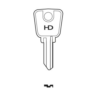 XH968 - LW12R SILCA LOCKWOOD BLANK